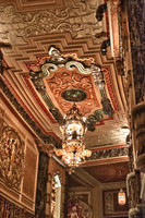 Lobby Ceiling and Chandelier